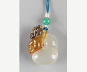 Works of Art : Pendant agate - China early 20th century