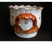 Polychrome : winecooler porcelain "famille rose"  -  Qianlong period 1736/1795 
