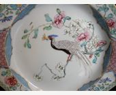 Polychrome : Paire d assiettes en porcelaine de la "Famille rose" Chine Epoque
Yongzheng 1723/1735