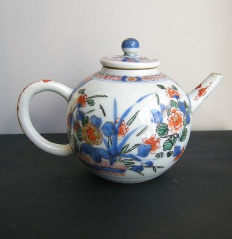 Polychrome : porcelain teapot famille verte - Kangxi period 1662/1722