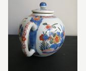 Polychrome : theiere en porcelaine de la famille verte  - chine epoque Kangxi 1662/1722 