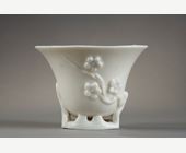 Blue White : Cup magnolia blanc de Chine porcelain - Dehua kilns Fujian province - 1640/1670 -