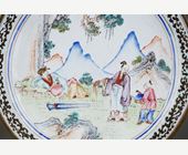 Works of Art : two dish  Canton enamels on copper - Qialong period 1736/1795