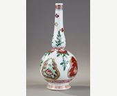 Polychrome : Aspersoir en porcelaine de la Famille verte faite pour l orient - Chine epoque Kangxi 1662/1722