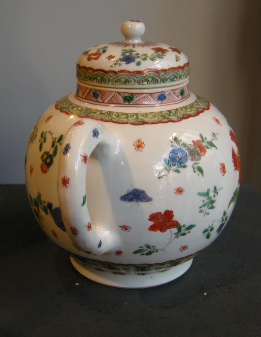 Polychrome : Important punchpot  porcelain famille verte - Kangxi period 1662/1722  