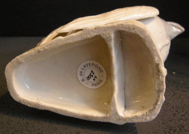 Blue White : Cockerel figure in "Blanc de Chine" porcelain   - Kilns of Dehua Fujian province - Kangxi period  1662/1722
