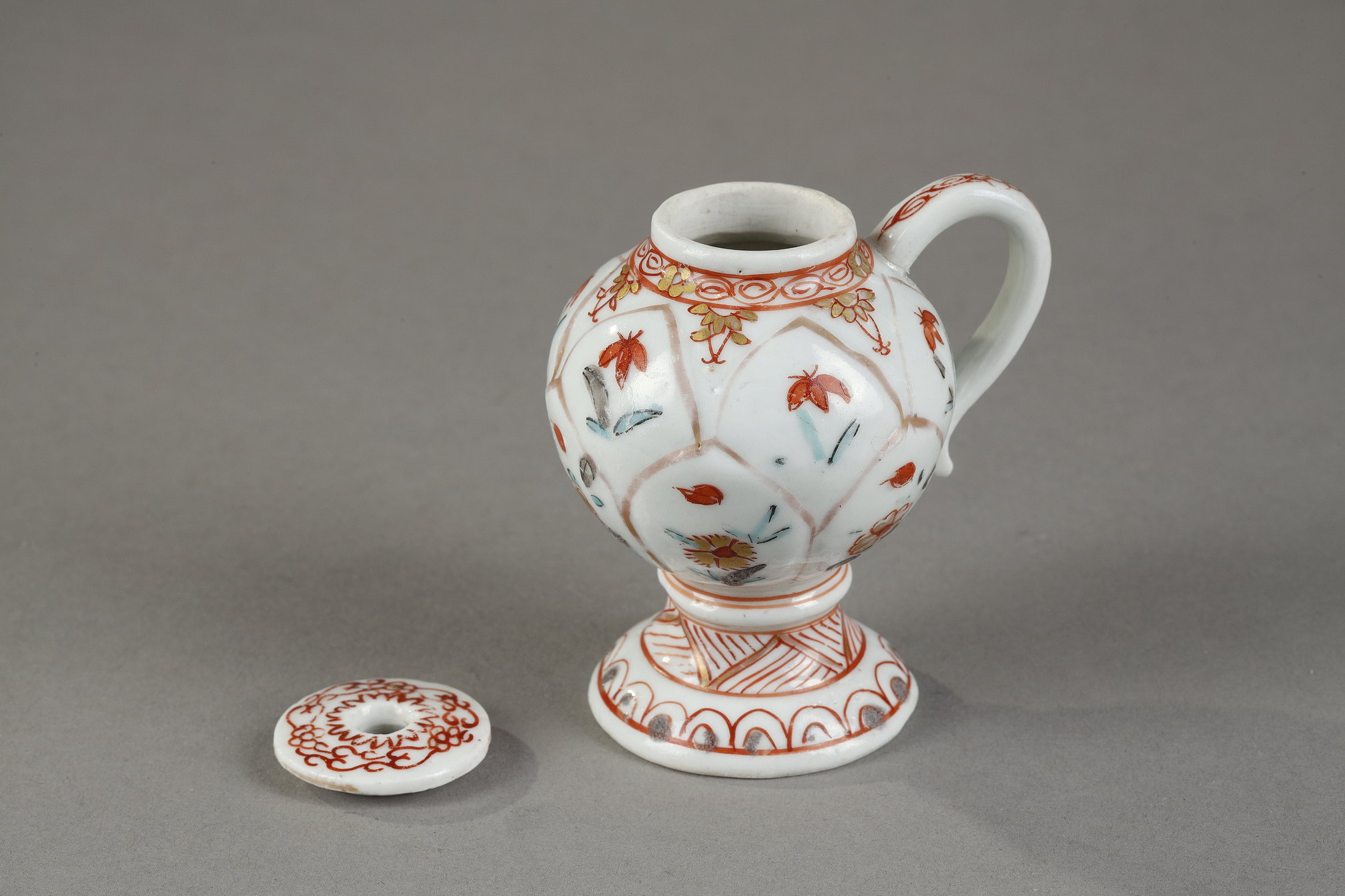 Japanese : Japanese porcelain mustard pot  - Arita kilns circa 1700
H 6,3cm