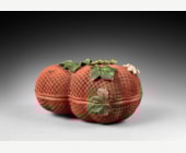 Works of Art : Small box cinabar lacquer in fruit shaped - Probably Imperial workshop of Bejing - Qianlong period 1736/1795 -