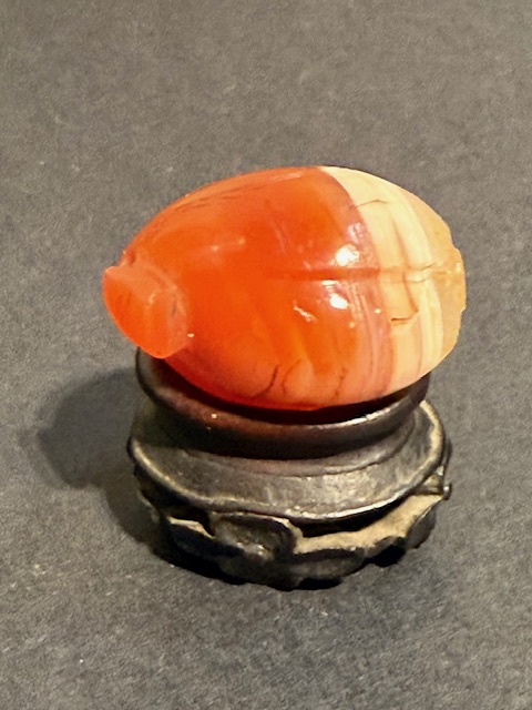 Works of Art : Small carnelian pendant - China circa 1900 -